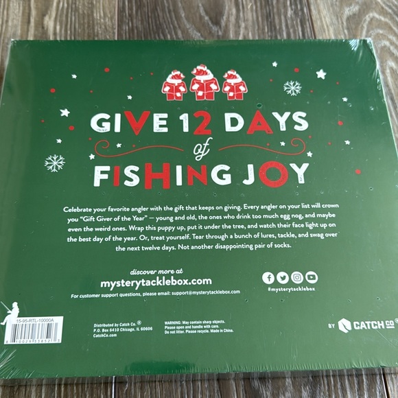 Mystery Tackle Box 12 Days of Fishmas Advent Calendar - Picture 2 of 5
